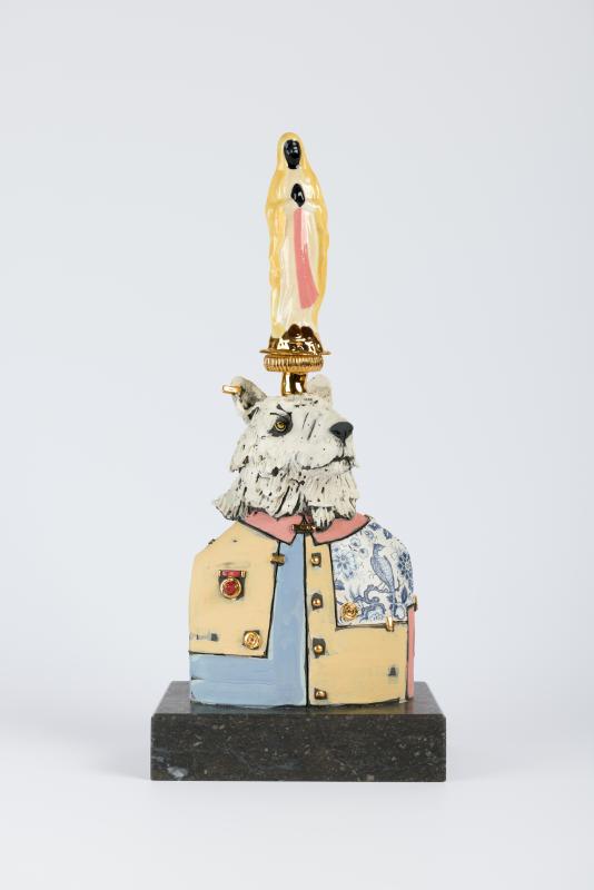 Herder en herderin 2 midden 39x18x12 cm kopie